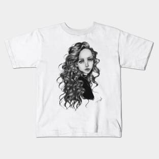 Curly Hair Kids T-Shirt